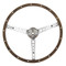 Steering Wheel Assembly Deluxe Woodgrain [FM-ES008BK]