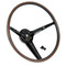 Steering Wheel Rim Blow 3-Spoke Deluxe Woodgrain [FM-ES008ED]