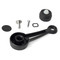 Door Or Quarter Window Handle With Knob And Cover Plate Standard Black Driver or Passenger Side [FM-BW014E]