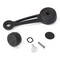 Door Or Quarter Window Handle With Knob And Cover Plate Standard Black Driver or Passenger Side [FM-BW014E]