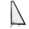 Vent Window Assembly Chrome Clear Glass Passenger Side [FB-VW001R]