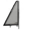 Vent Window Assembly Chrome Gray Tint Glass Driver Side [FB-VW002L]