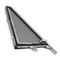 Vent Window Assembly Chrome Gray Tint Glass Passenger Side [FB-VW002R]
