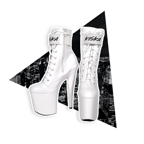 Signature High-Top "VODKA" White (8" Heel)