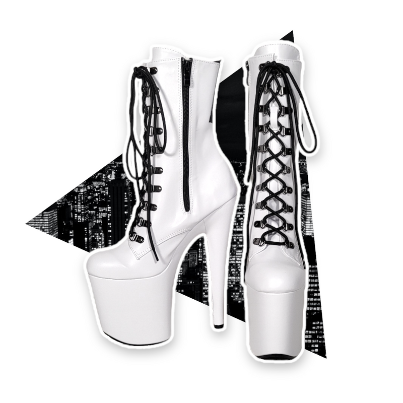 MAD RUSSIAN "WHITE" // 8" Ankle Boot