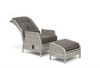 Kettler Palma Signature Recliner with Footstool - Whitewash (Weatherproof Cushions) Kettler Palma Signature Recliner with Footstool - Whitewash (Weatherproof Cushions)