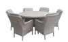 Supremo 6 Seat Dining Set (NI & ROI Delivery Only)