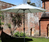Riviera 2.5M Deluxe Crank Parasol French Grey