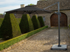 Bramblecrest Chichester Grey 3.0m Round Cantilever Parasol, Granite Base