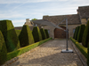 Bramblecrest Chichester Grey 3.0m Round Cantilever Parasol, Granite Base