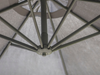 Bramblecrest Gloucester Grey 3m Round Cantilever Parasol with Plastic Base & Cover