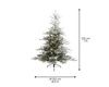 Everland's Prelit Grandis Fir Snowy 7ft 550 LED