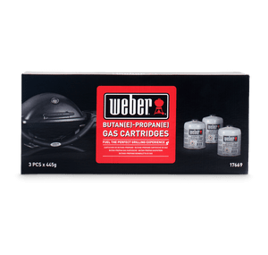 Weber Disposable Gas Canister - 3 Pack (17669) (CAN'T BE SENT WITH COURIER) Weber Disposable Gas Canister - 3 Pack (17669) (CAN'T BE SENT WITH COURIER)
