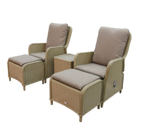 Supremo Cassano Recliner Set With Footrests (NI & ROI DELIVERY ONLY)