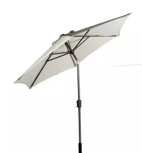 Riviera 2.5M Deluxe Crank Parasol French Grey