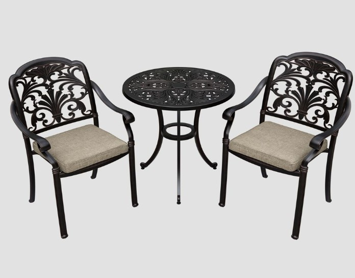 Bramblecrest Venice Bistro Set Bronze