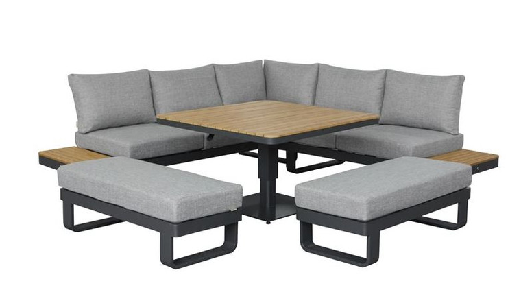 Bramblecrest Brooklyn Square Sofa High/Low Table (NI & ROI Delivery Only)