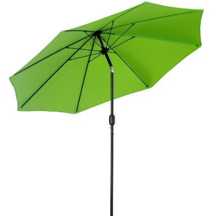 Riviera 3M Deluxe Crank Parasol Lime Green