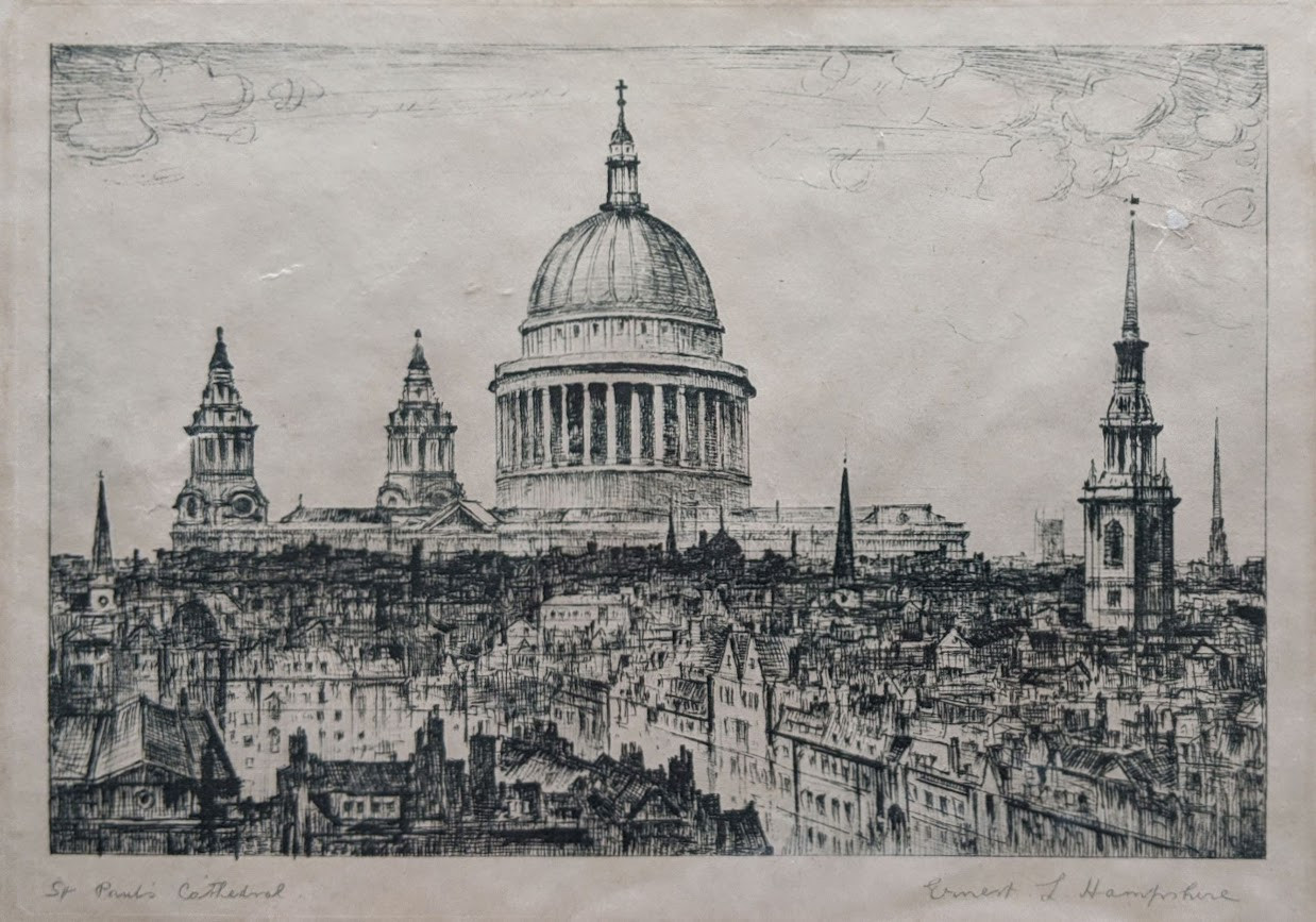 St. Paul's Cathedral by Thomas Hosmer Shepherd St. Paul's