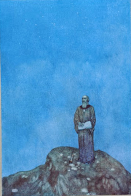 Edmund Dulac vintage print - from The Tempest - published 1908