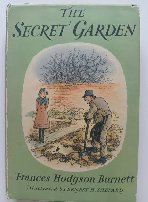 vintage children's book:  "THE SECRET GARDEN" 1956 edition, illustrated E. H. Shepard