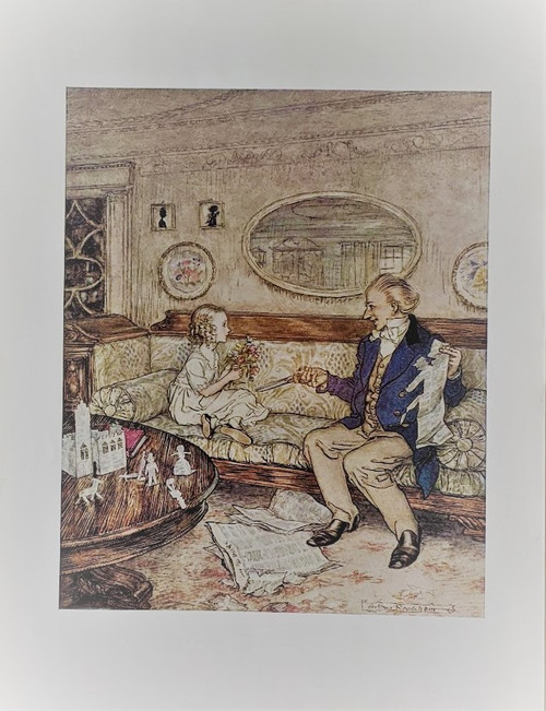 Arthur Rackham vintage print - "Little Ida's Flowers" - published 1932