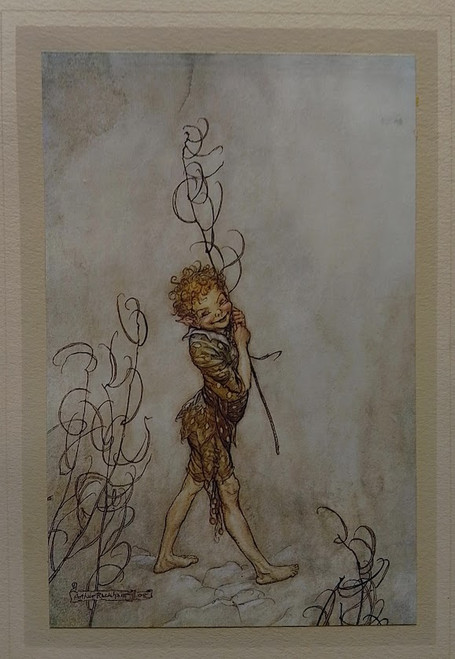 Arthur Rackham vintage print from A Midsummer Night's Dream - published 1908