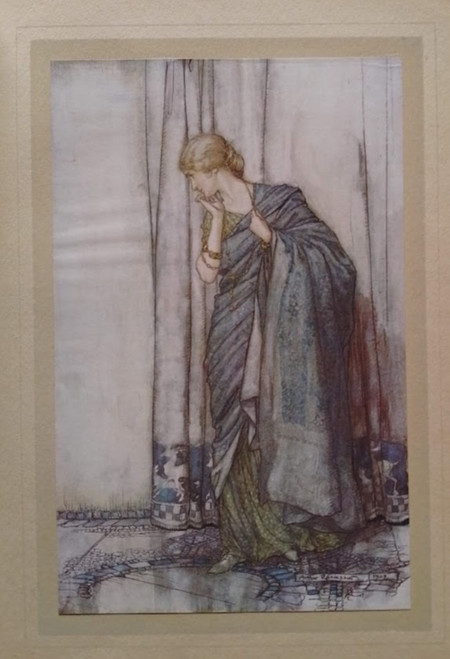 Arthur Rackham vintage print - "Helena" - published 1908