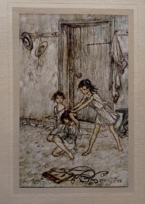 Arthur Rackham vintage print from A Midsummer Night's Dream, published 1908