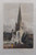 Antique print of St Mary's, Leicester - published 1814