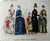 Vintage print - "Latest Paris Fashions" from Ladies Treasury, published 1886