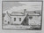 Antique print - Buckland Rectory House, Gloucestershire - published 1803