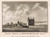 Antique print of Hulne Abbey, Northumberland - published 1786