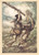 "FAFNER KILL FASOLT" - The Rhinegold & The Valkeries (Arthur Rackham vintage print, 1910)