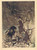 Arthur Rackham vintage print, 1910 - "Mime howling: Ohe! Ohe! Oh! Oh!" - 'The Rhinegold & The Valkeries'