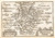 Miniature antique map of Bedfordshire (17th Century) - Pieter Van der Keere