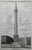 Antique print of "The Monument" by W. H. Toms, published 1756