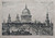 'ST PAUL'S CATHEDRAL' - Signed etching circa 1910, Ernest Llewellyn Hampshire