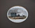 (Rare) antique print of 'The Caravan' - published 1838, in oval mount