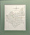 Antique map of Leicestershire published 1787 - cartographer John Cary