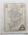 Antique map of Staffordshire published 1747 (Thomas Kitchin)