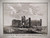 Antique print of Lindisfarne Monastery, Northumberland - published 1786