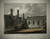 Part of Pembroke College, Oxford - antique print, published 1810