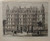 Antique print of New Buildings, Temple Gardens, London - published 1880