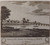 Antique print of view of the town and bridge of Kew in Surrey - published 1784