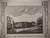 Antique print - View of Dulwich College in Surrey - published 1784