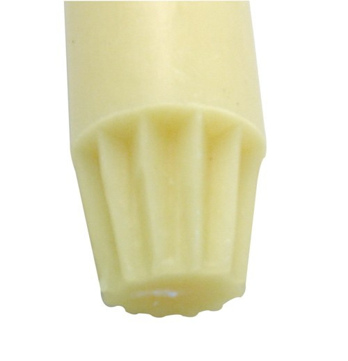 9 x 1 Ivory Fluted Altar Candles Pack of 12
