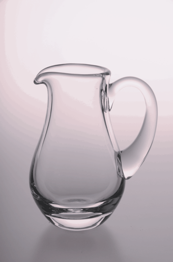 Plain Glass Lavabo Jug - Clive Adie Church Supplies