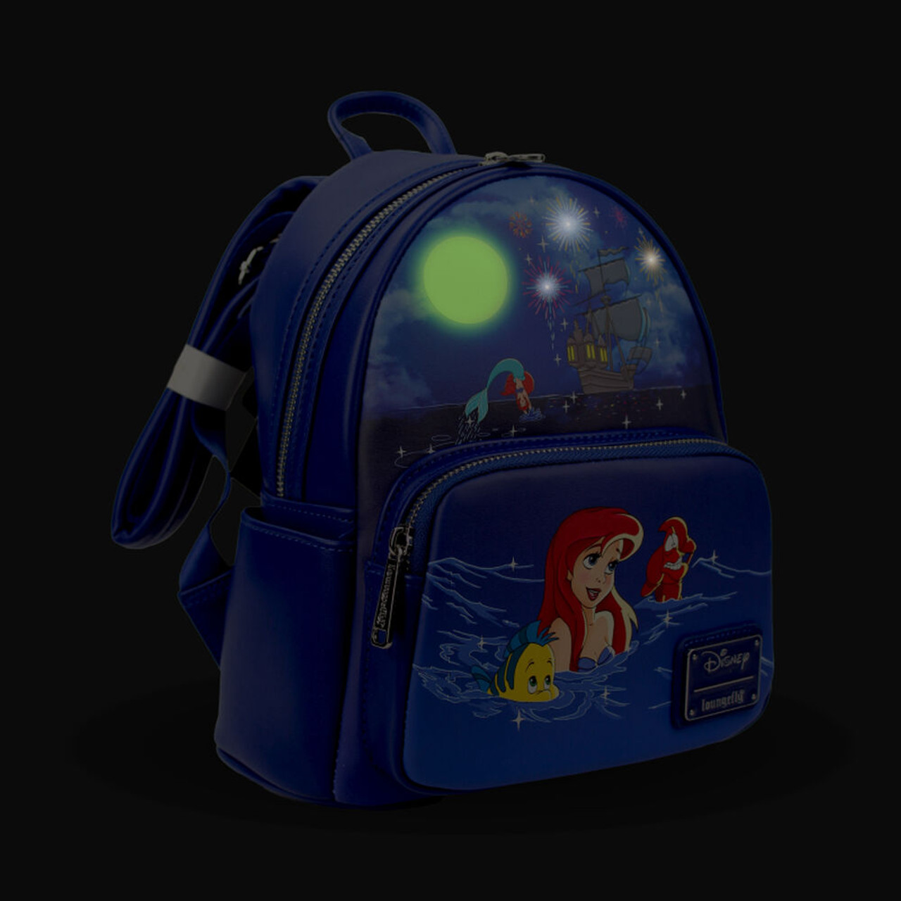Loungefly x Disney The Little Mermaid Ariel Fireworks Light-up Mini Backpack