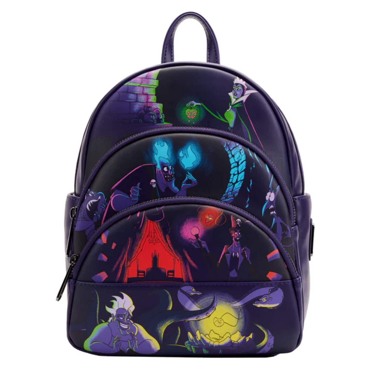 Loungefly Disney Sleeping Beauty Maleficent Window Box Glow Mini Backpack